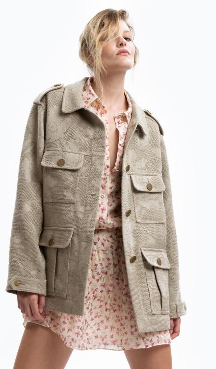 Giacca in lino Safari