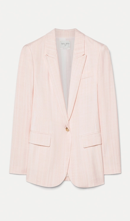 Giacca in viscosa hopsack