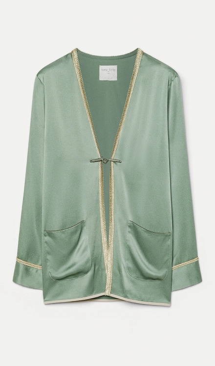 Giacca in envers satin