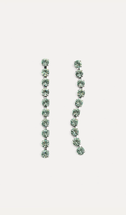 Orecchini pendenti con cristalli