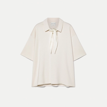 Polo in cotone punto stoffa