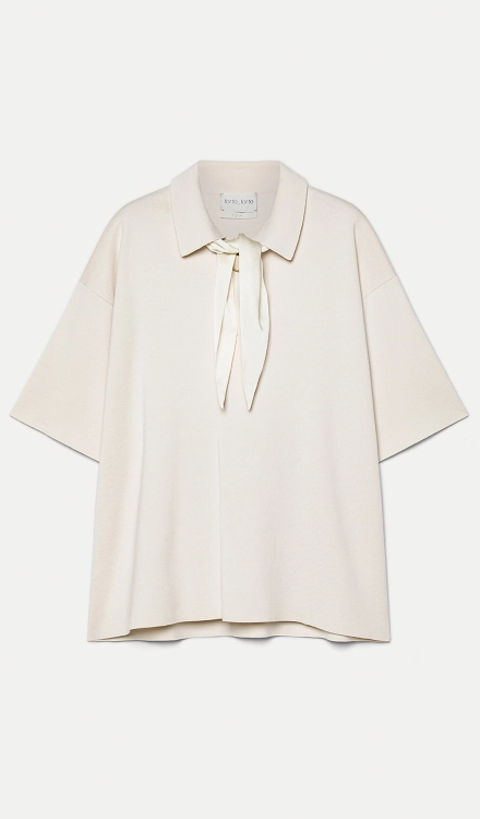 Polo in cotone punto stoffa