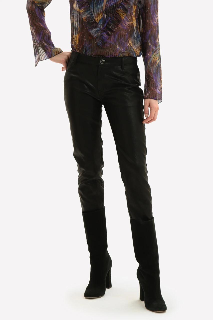 Pantaloni in eco-leather Rock - immagine 5