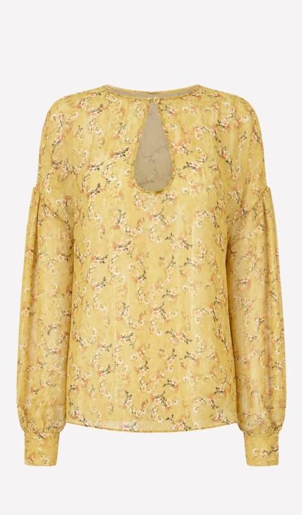 Blusa in seta Goldie