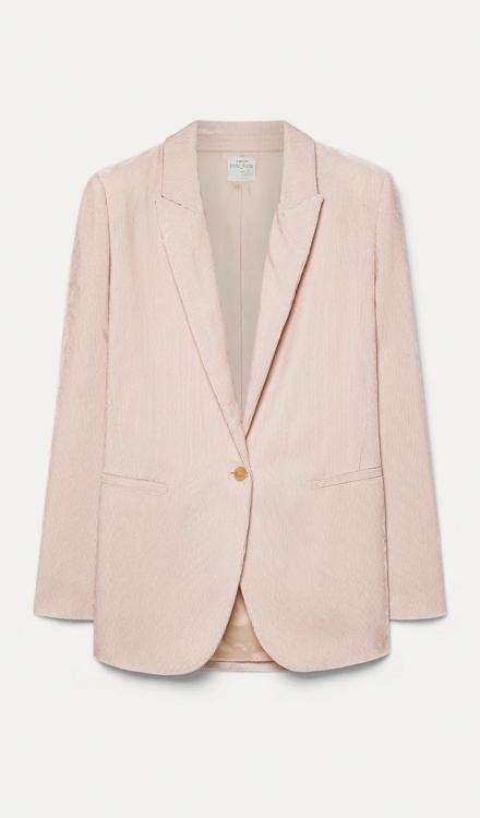 Blazer in velluto duemila righe loto