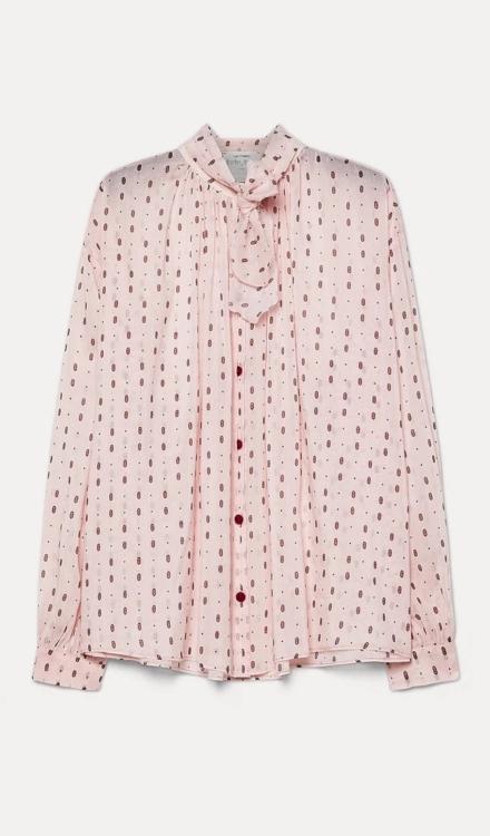 Camicia bohemienne con stampa “le club” cherry blossom Prezzo scontato