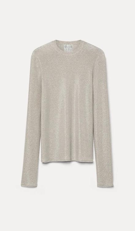 T-shirt girocollo in jersey lurex moon Prezzo scontato