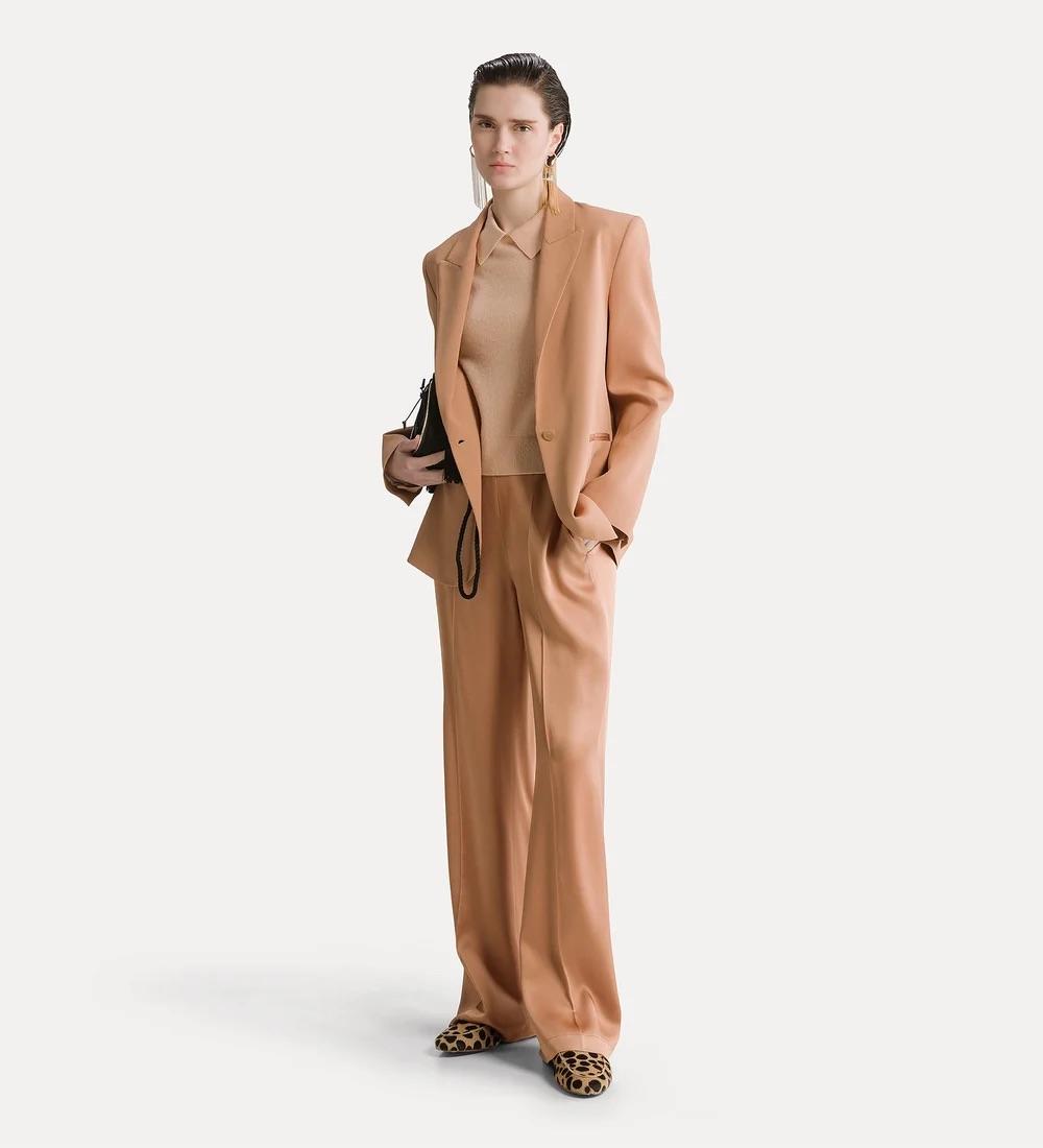 Polo manica corta in garza di lana e cashmere cashmere - immagine 5